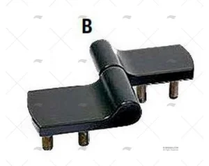 BISAGRA SIMETRICA ZINC NEGRO TIPO B M3 SOUTHCO