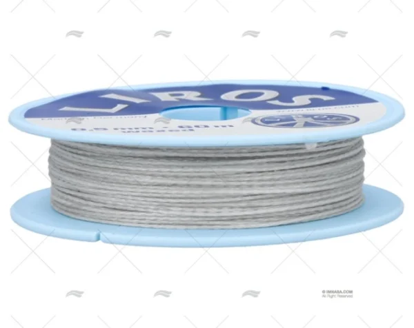 BOBINA HILO COSER DYNEEMA 0,5mm 60m GRIS LIROS