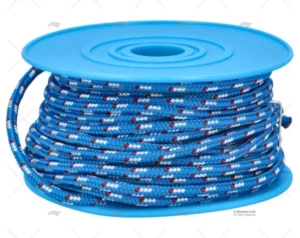 BOBINA POLIES. AZUL/BLANCO/ROJO 3mm 10m MEYER