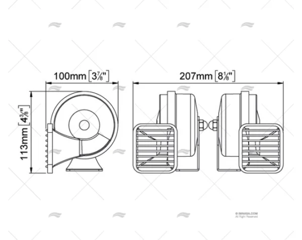 bocina-doble-24v-acustica-cromada-116db-marco-bocinas-y-megafonos-imnasa-ref-37006554-3.webp BOCINA DOBLE 24V ACUSTICA CROMADA 116DB MARCO