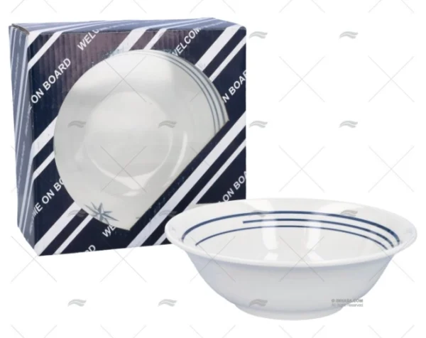 BOL MELAMINA ROSA VIENTOS 6pcs