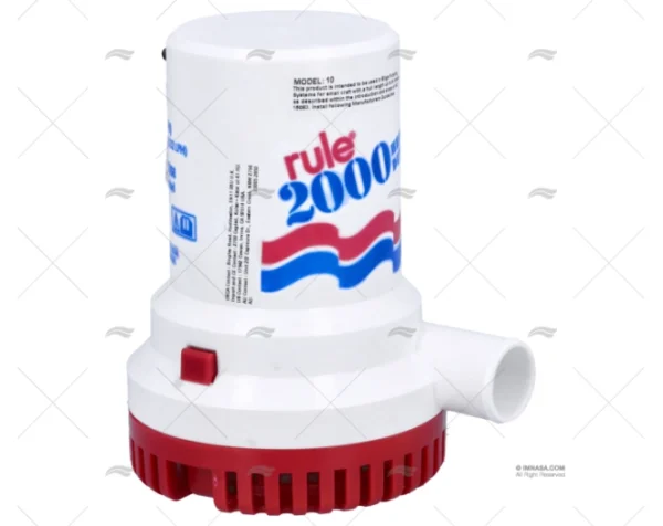 BOMBA ACHIQUE 12V 7571L/H RULE RULE