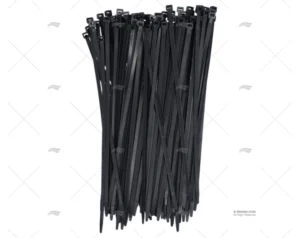 BRIDA NYLON 7,5x365 NEGRA 100 UNIDADES NORMA