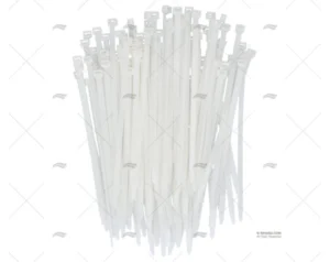 BRIDA NYLON 7,8x240 BLANCA 100 UNIDADES NORMA