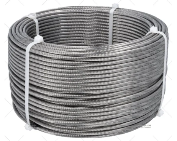 CABLE 1x19 INOX 6,00mm 100m