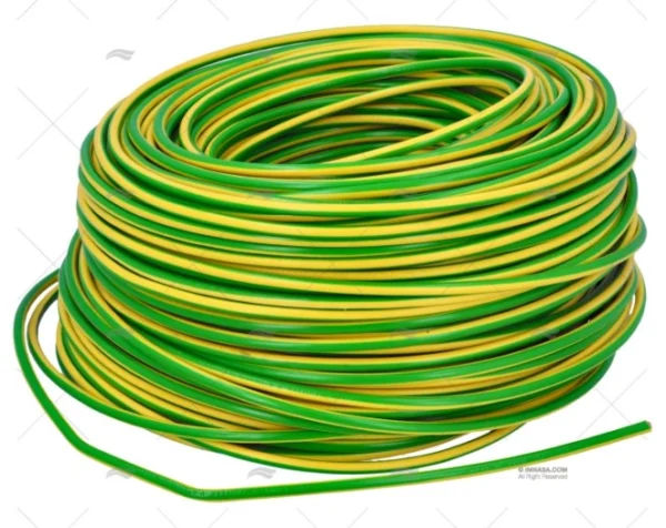 CABLE H05V/H07V 6 AMARI-VERDE 100m