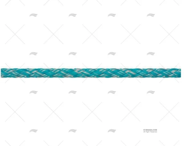 CABO DYNAMIC SOFT 4mm GRIS/TURQUE 100m LIROS
