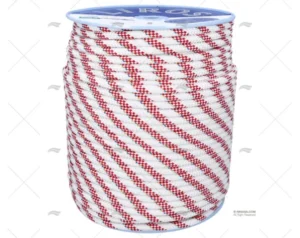 CABO HERCULES 12mm BLANCO/ROJO 200m LIROS