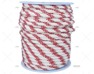 CABO HERCULES 16mm BLANCO/ROJO 100m LIROS