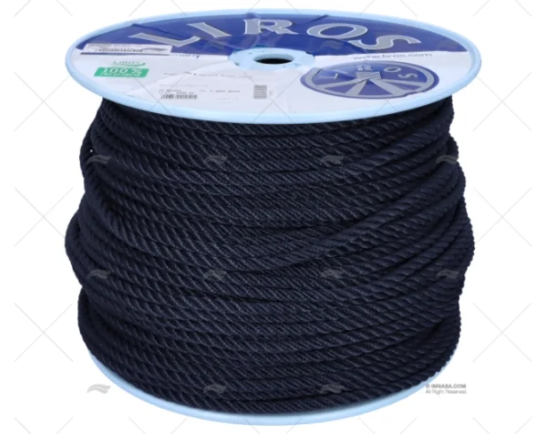 CABO POLYESTER 08mm NAVY 200m LIROS