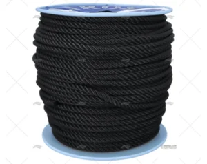 CABO POLYESTER 10mm NEGRO 200m LIROS