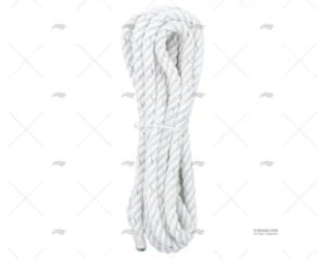CABO POLYESTER 16mm BLANCO C/GAZA 1x6m LIROS