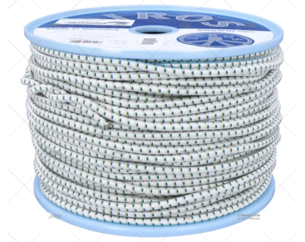 CABO SHOCK CORD 06mm BLANCO 100m