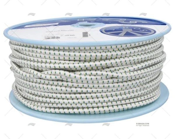 CABO SHOCK CORD 08mm BLANCO 100m