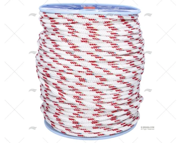 CABO TOP-CRUISING 12mm BLANCO/ROJO 200m LIROS