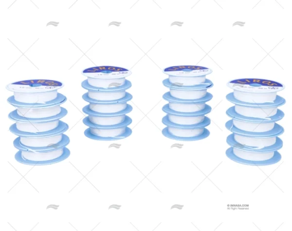 CAJA BOB. HILO ANUDAR 30mx1 mm 20U BLAN LIROS