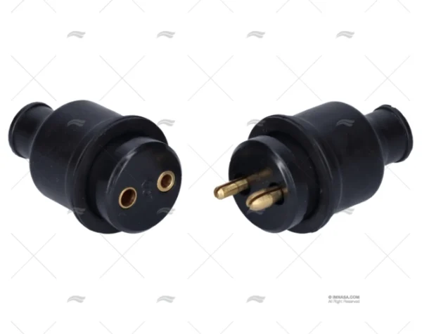 CONECTOR AEREO REDONDA 20mm 2P