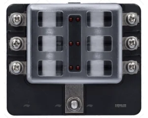 CAJA PORTAFUSIBLE TORNILLOS 6