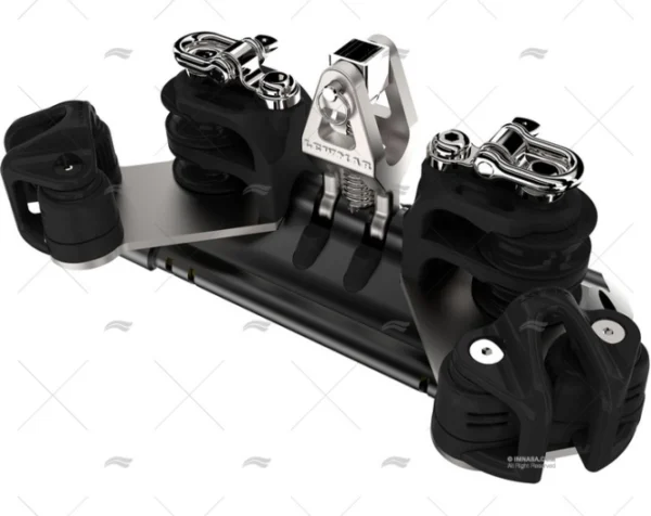 CARRO T-2 DOBLE ARRAIGO 1500kg NEGRO LEWMAR