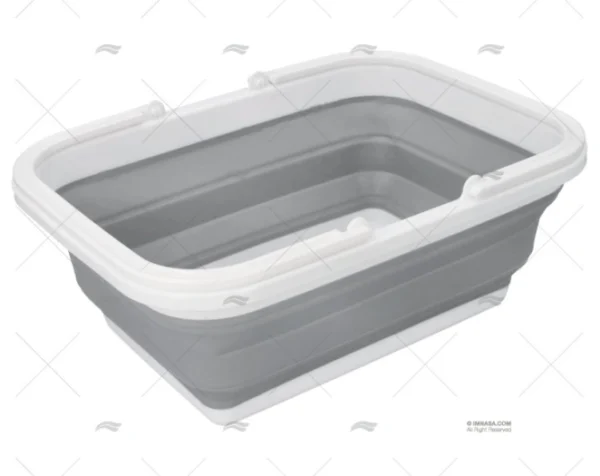 CESTA PLEGABLE GRIS
