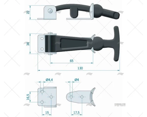 CIERRE INOX 304 Y GOMA ROCA MARIN EQUIPMENT