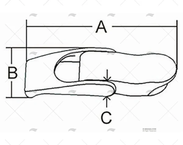 CIERRE INOX CON LLAVE MARINE TOWN