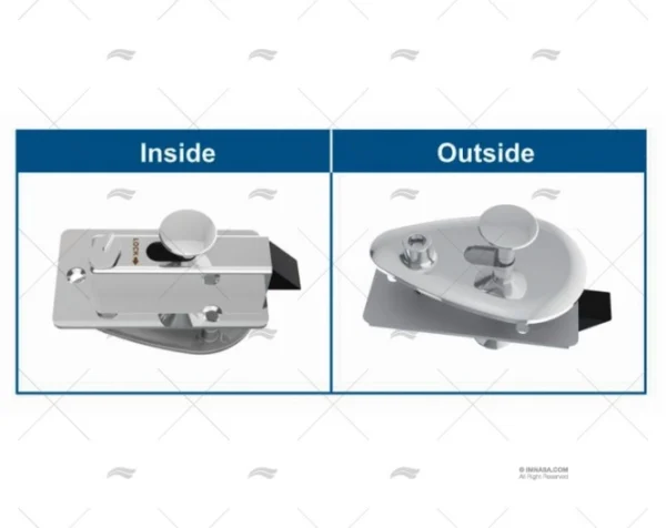 CIERRE PUERTA 106.5mm 19-25mm INOX 316 MARINE TOWN