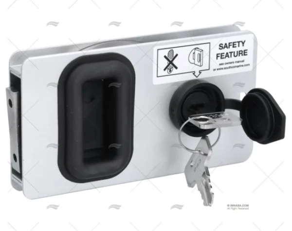 CIERRE SOUTHCO RECTANGULAR FLUSH ALU. SOUTHCO