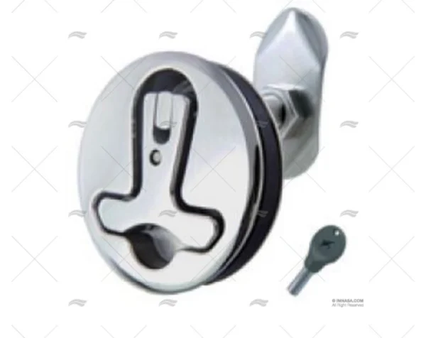CIERRE TAMBUCHO CON LLAVE 70mm INOX 316 MARINE TOWN