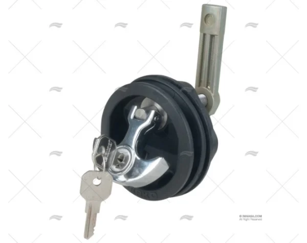 CIERRE TAMBUCHO NEGRO C/LLAVE 1"1/4-1"-7 PERKO