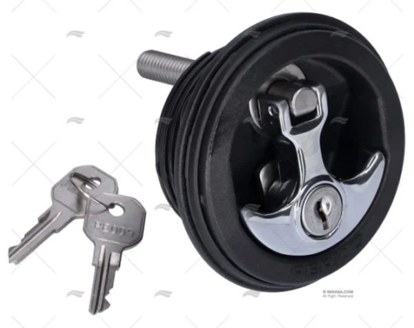 CIERRE TAMBUCHO NEGRO C/LLAVE 3/4"-2"-3/ PERKO