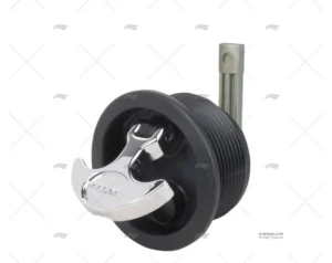 CIERRE TIRADOR 76mm NEGRO CROMADO PERKO