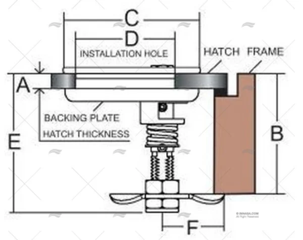CIERRE TIRADOR INOX-316 MARINE TOWN