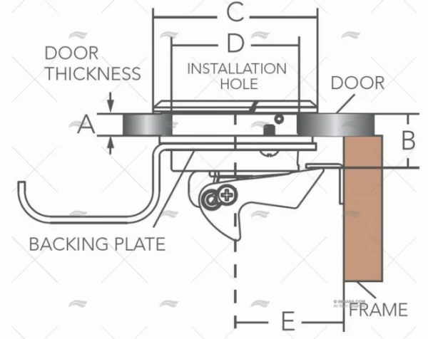 CIERRE TIRADOR INOX 316 MARINE TOWN