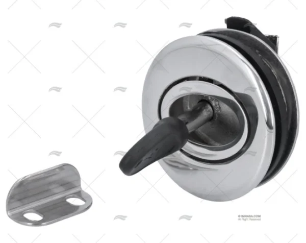 CIERRE TIRADOR OVALADO C/LLAVE 51mm SS31 MARINE TOWN