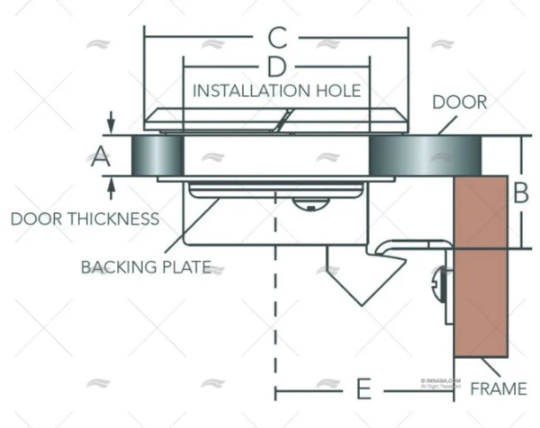 CIERRE TIRADOR RED. S/LLAVE 35mm NEGRO MARINE TOWN