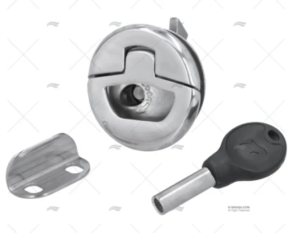 CIERRE TIRADOR REDONDO C/LLAVE 35mm SS31 MARINE TOWN