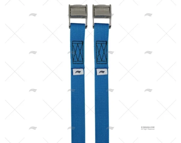 CINCHA 25mm 1,5MT AZUL-C COCODRILO 2U