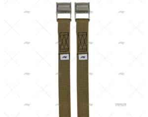 CINCHA 25mm 1,5MT TIERRA COCODRILO 2U