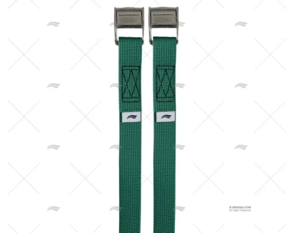 CINCHA 25mm 1,5MT VERDE COCODRILO 2U