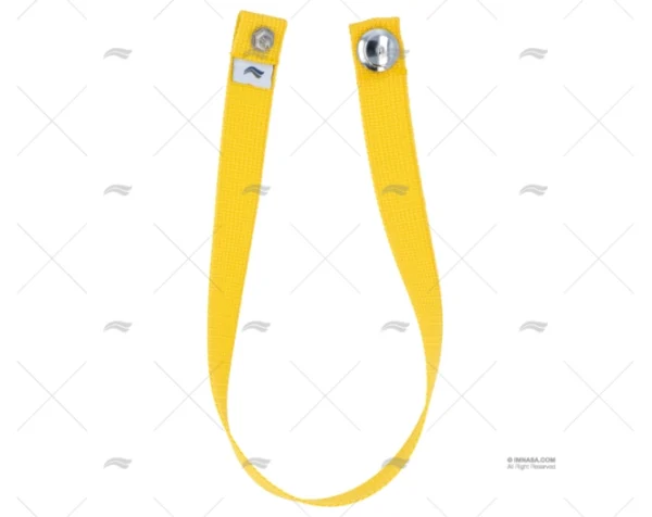 CINCHA C/FIJACION PARA CABOS AMARILLO