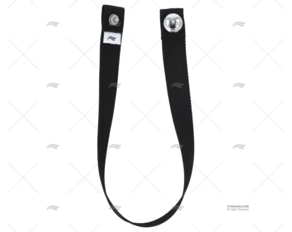 CINCHA C/FIJACION PARA CABOS NEGRO