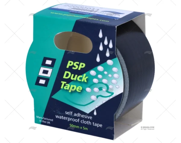 CINTA DUCK TAPE NEGRA 5M PSP TAPES
