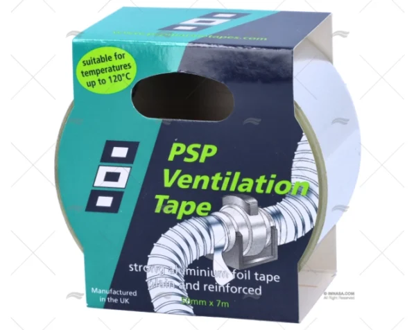cinta-p-tubo-ventil-plata-alu-50mm-x-7m-psp-tapes-cintas-adhesivas-imnasa-ref-22000121.webp CINTA P/TUBO VENTIL. PLATA ALU 50mm x 7m PSP TAPES