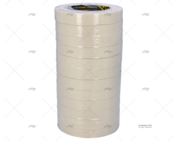 CINTAS ENMASCARAR BLANCA 50mx19mm 12U 3M