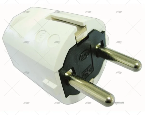 CLAVIJA ELEC. GOMA MACHO NEGRA