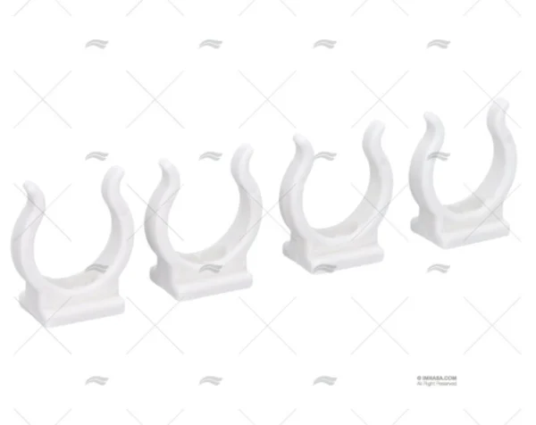 CLIP NYLON BLANCO 25MM (4u)
