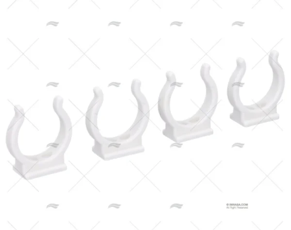 CLIP NYLON BLANCO 32MM (4u)