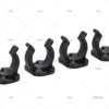 CLIP NYLON NEGRO 19MM (4u)