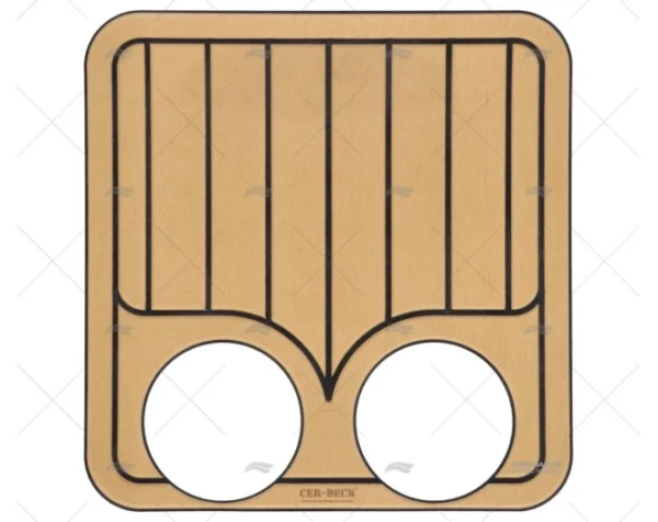 COBERTURA P/ TAPA TEKA/NEGRA 380x380mm 3